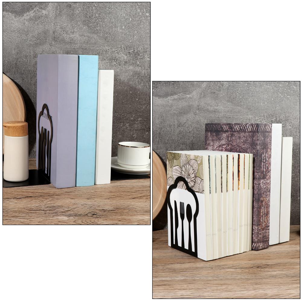 Shelf Holder Cloud Heavy Books Spoon Kitchen Cookbook Bookends Metal Book Ends Bookends For Shelves
