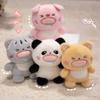 Plush Panda Cat Stuffed Animal Toy With Pp Cotton Fill Cute Companion Decor For