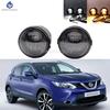 1Pair Car Front Foglight Fog Lamp Daytime Running Lights For Nissan Qashqai Rogue 2015 2016 2017 LED Fog Lights H11 12V