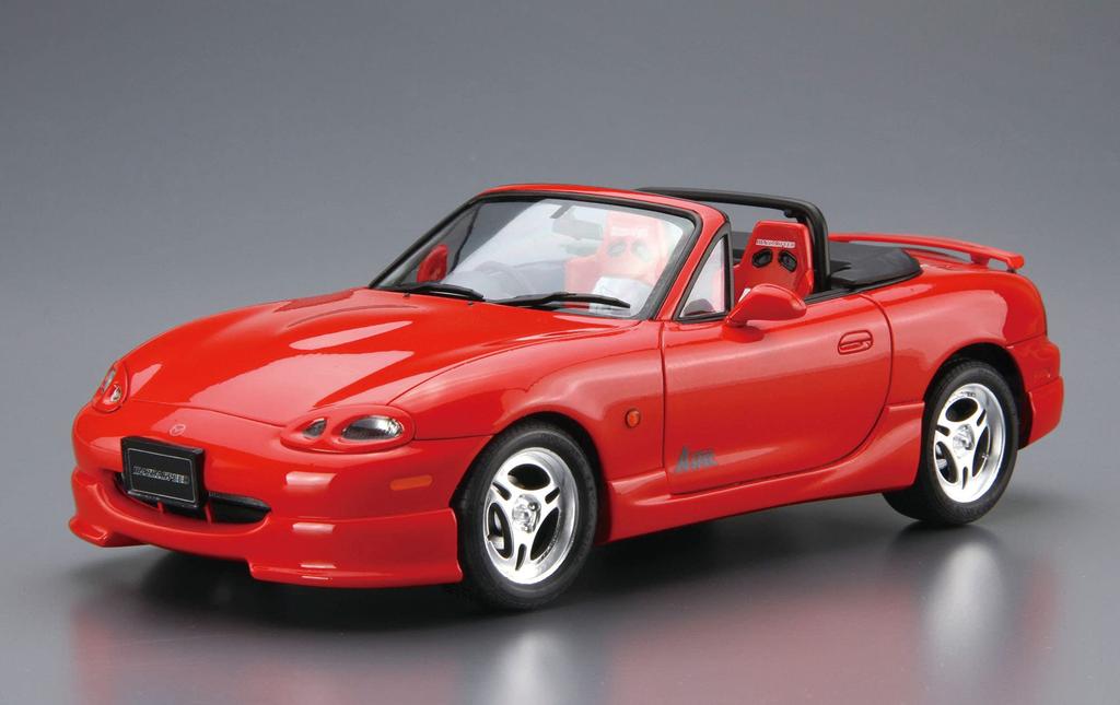 Aoshima Bunka Kyozai The Tuned Car Series Mazda Mazdaspeed NB8C Roadster 1999 Пластиковая модель 1/24 № 61 A-Spec