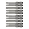 VESSEL Torx T40 X V5 ZP Bits, 65mm, 10-Piece Set,