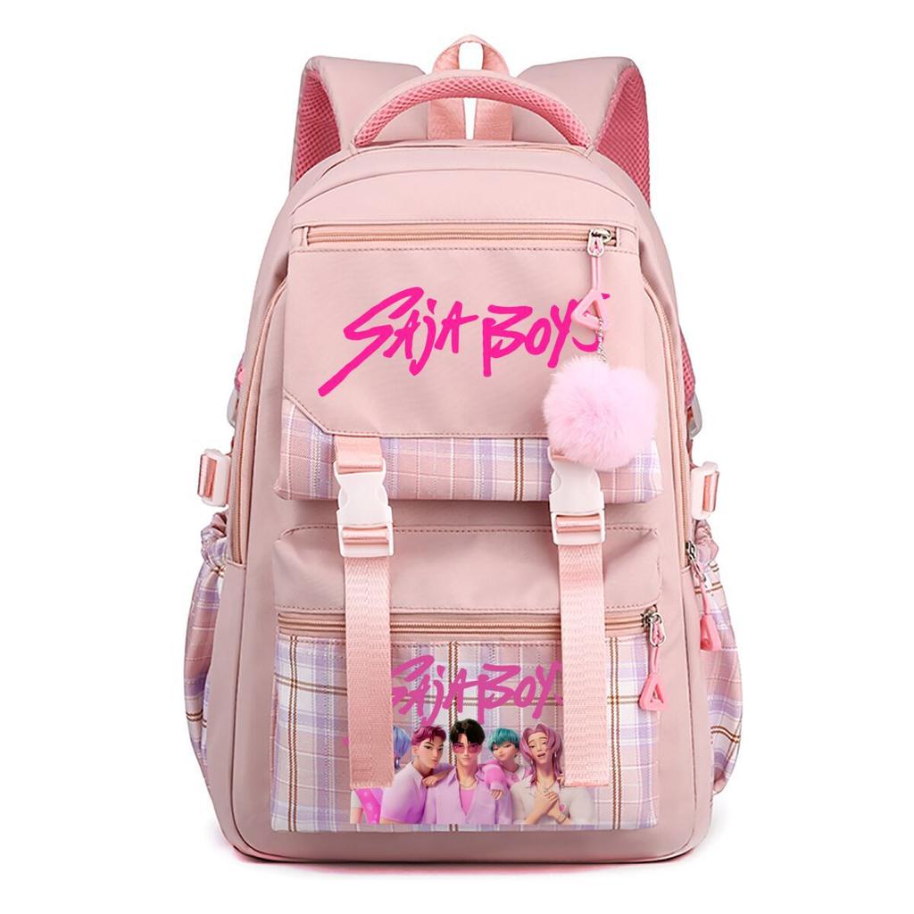 Trend Animation Printing Primary And Secondary School Students Lightweight Spine Backpack Men'S And Women'S Versatile Casual Schoolbag