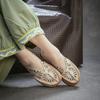 Johnature Женские дышащие сандалии в ретро-стиле с вырезами из натуральной кожи, универсальные и удобные, без застежек