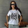 Western Style New Fashion Casual Loose Print Short Sleeve T-shirt Top Printed Cotton T-shirt