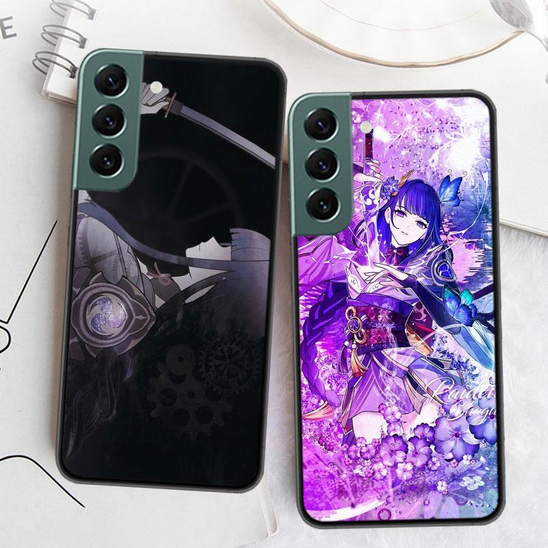 Чехол для телефона Genshin Impact Raiden Shogun, популярный, для Samsung A15 A25 A35 A55 Galaxy A70S A50S A30S A30 A40 A71 A51 A41 A31 A21 A11 A0