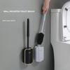 NEW Wall Mounted Toilet Brush: Drain Toilet Brush with Long Handle and ABS+PP+TPR Brush Head - No Drilling Required