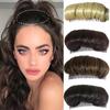 1pc Invisible Fluffy Hair Pad for Women Cushion Stable Comfortable High Temperature Fiber Insert Comb Hair Styling Tools Coffee Color