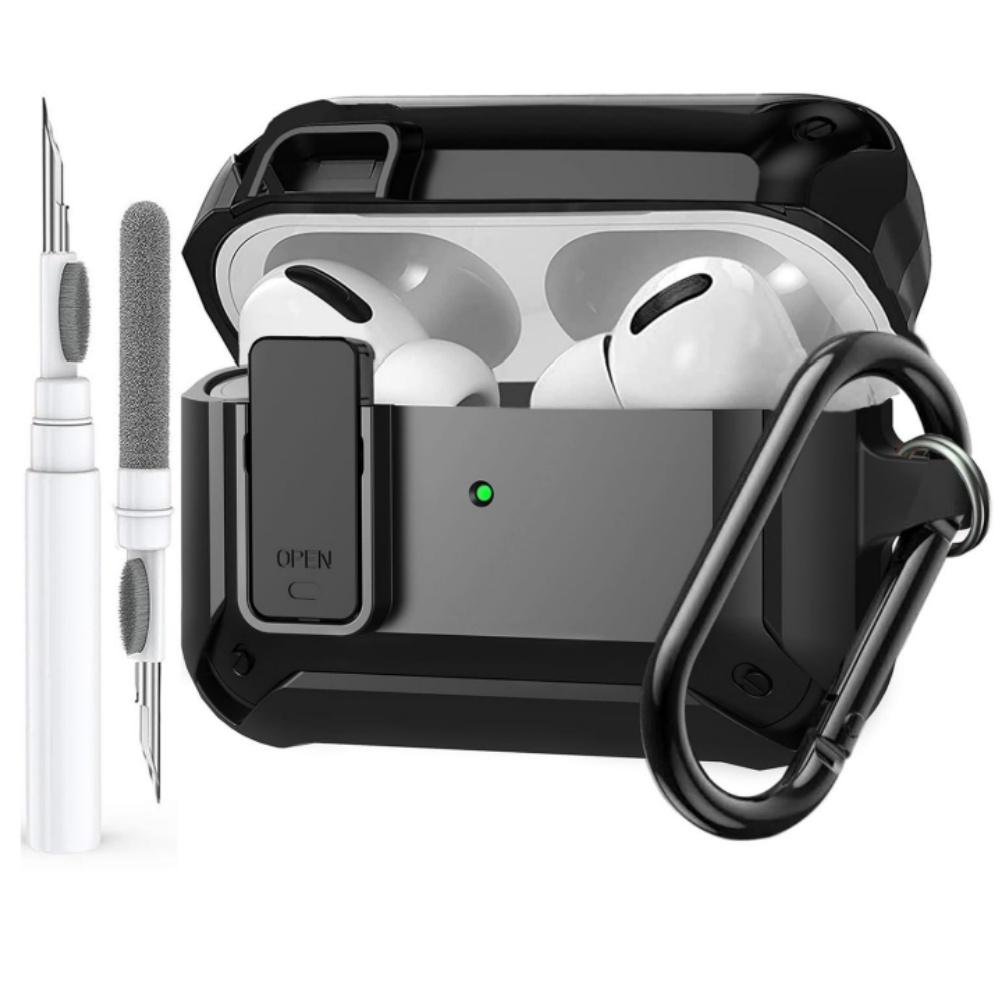 Для Airpods Pro 3 Чехол Чехол с защитной защелкой для Apple Airpod Pro 3 (2025) с Набором для чистки Защита от падений Чехол-накладка для Airpods Pro3