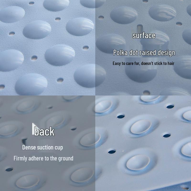 Секторный нескользящий коврик для ванной и душа с присосками