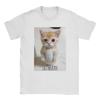El Gato Meme Sad Crying Cat Munchkin Kitty Meme T Shirt Beach Hip Hop Tshirts Male 100 Cotton Clothes Short Sleeve Y2k Tshirt