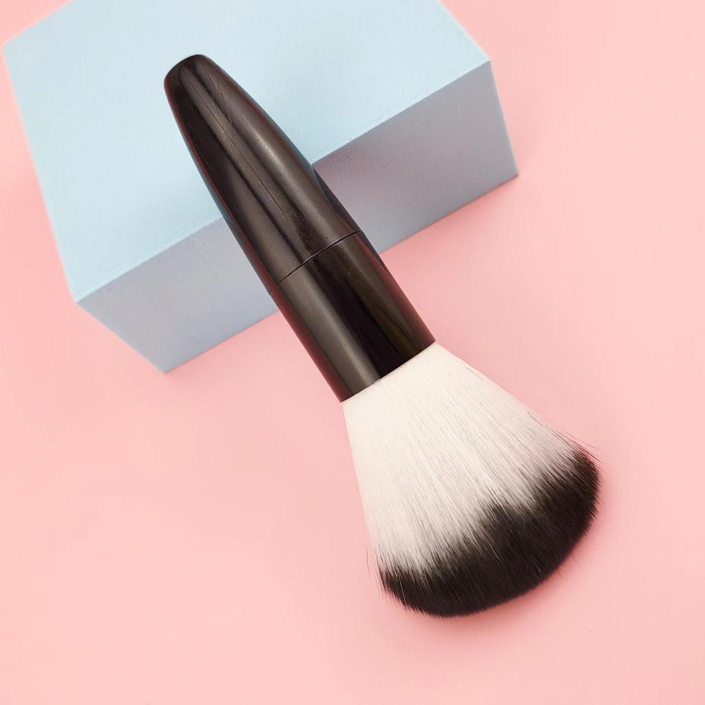 Powder Brush Two Color Hair Short Handle Powder Brush Setting Brush Makeup Tool
