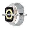 iWatch7 Diamond Buckle Horizontal Stripe S9 Silicone Strap for Apple Watch 8/Ultra