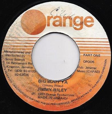 7-дюймовая пластинка JIMMY RILEY Big Bout Ya OP005 Оранжевая 1983 Ямайка Регги Ска Даб Б/у
