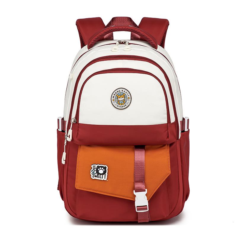 Новый школьный рюкзак для мужчин и женщин, легкий и простой рюкзак для отдыха и путешествий, школьный рюкзак для учеников начальной и средней школы высокой ценности