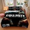 3 шт. Комплекты постельного белья Call Duty Black Ops для всех размеров Новое 3D-печатное покрывало на кровать Одеяло Пододеяльник Наволочка Декор спальни