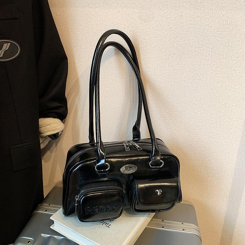 Korean Version of Trendy Niche Design Armpit Bag Women's 2025 Summer New Shoulder Bag Multi-pocket Trendy Handbag