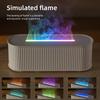 Ароматический диффузор, увлажнитель воздуха Flame Air Humidifier USB, настольный, для дома, спальни, ароматизатор, эфирное масло, диффузор с цветным ночным светом