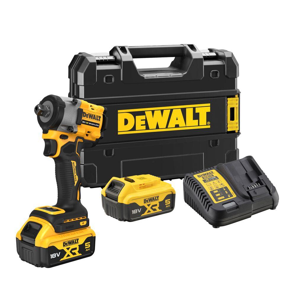 Cordless Impact Wrench 1/2' Xr 18V 2*5.0Ah 610 Nm - Dw Dcf922P2T