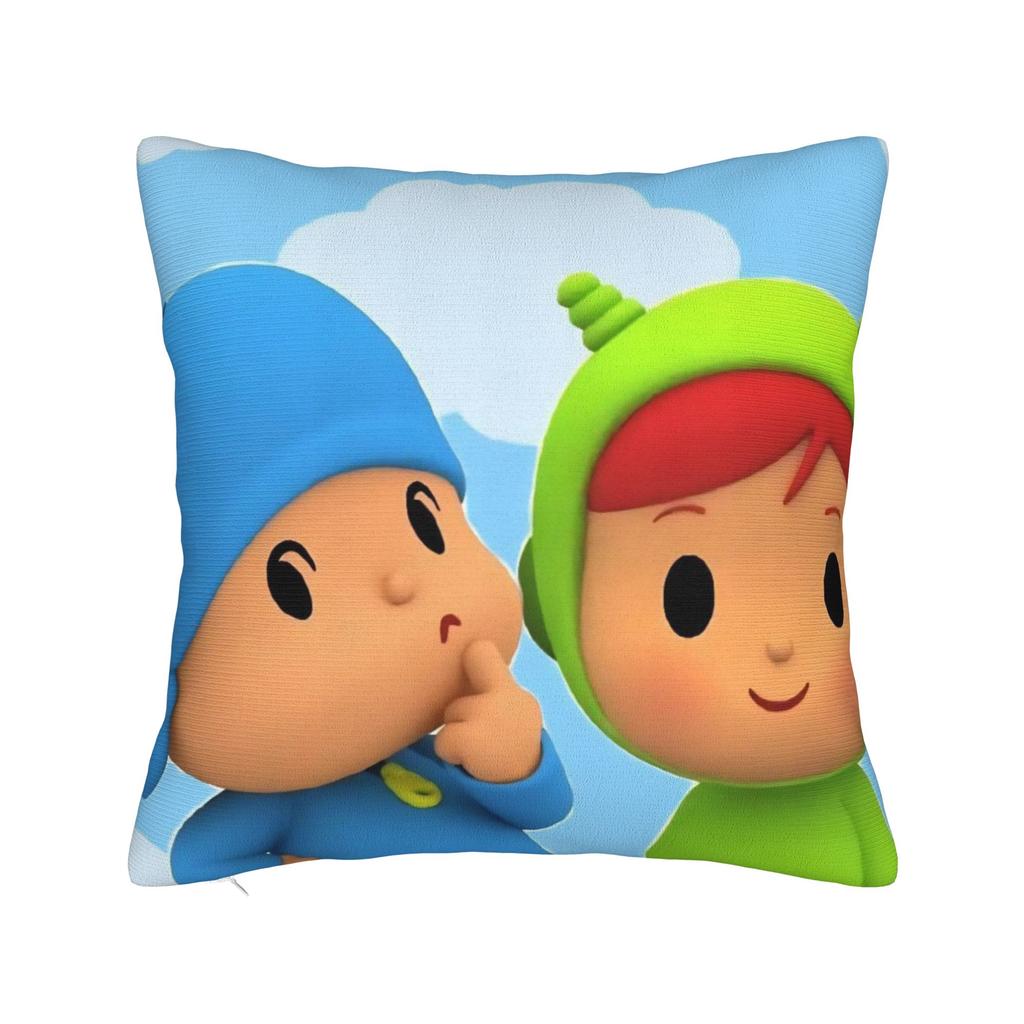Decorative Pillow Cover Pocoyoes Cartoon Comdy Stuff Home  Throw Pillow Case Cover Drop Shipping Multi-Size