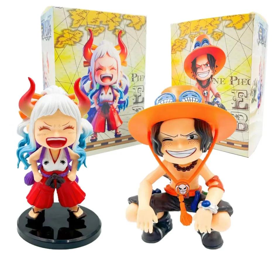 Новая Фигурка персонажа аниме игры One Piece Луффи Зоро Санджи Эйс Ямато Q-версия мультяшный персонаж игры фигурка детские дни рождения коллекционные игрушки