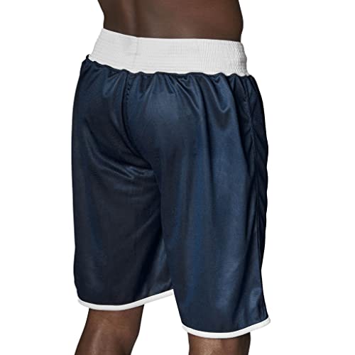 Боксерские шорты LEONE 1947 Double Face, Унисекс, Двусторонние, Эластичный пояс, Размер S, Синий/Красный, AB215 [Оригинал]