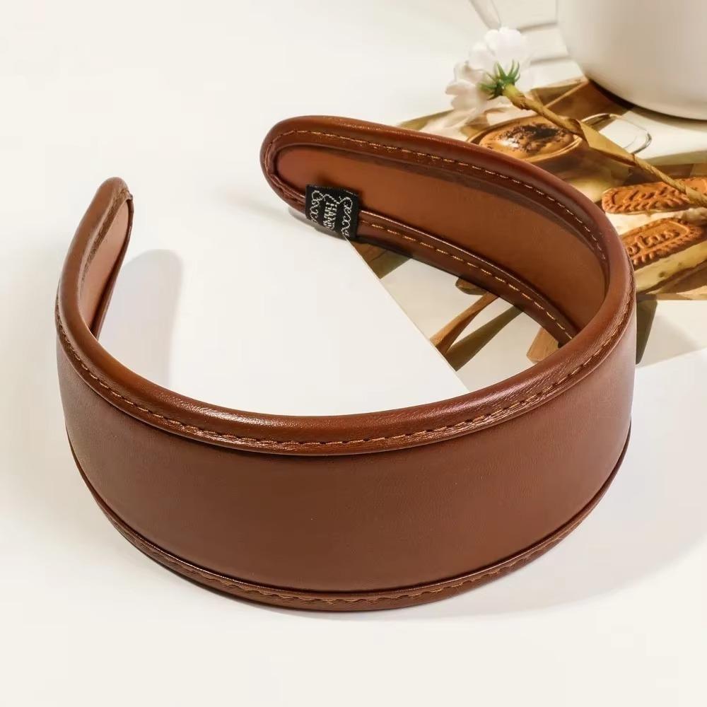 Solid Color Wide Turbans Korean Style Women Hoop Headband Women Hair Accessories