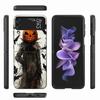 Человек-Тыква на Хэллоуин Здесь Чехол для Телефона Для Samsung Z Flip 6 7 5G Z Flip 5 Galaxy Z Flip 3 4 5G ZFlip Ударопрочный Жесткий Чехол TPU
