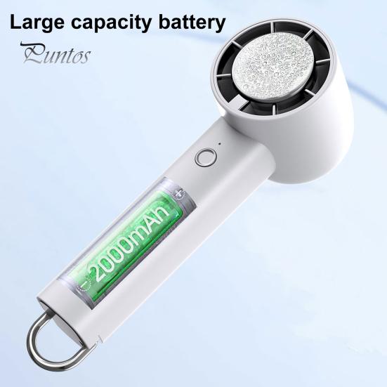 Ручной вентилятор с мощным потоком воздуха, компактный дизайн, портативный, работающий от USB-аккумулятора, 3 скорости, охлаждающий вентилятор, охладитель воздуха