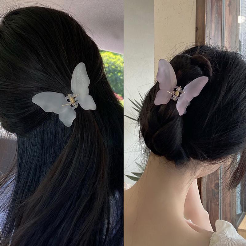 Ранняя весна, заколка для волос в стиле бабочки, матовое желе, привлекающая пчел и бабочек, заколка для ловли темперамента, заколка в виде акулы