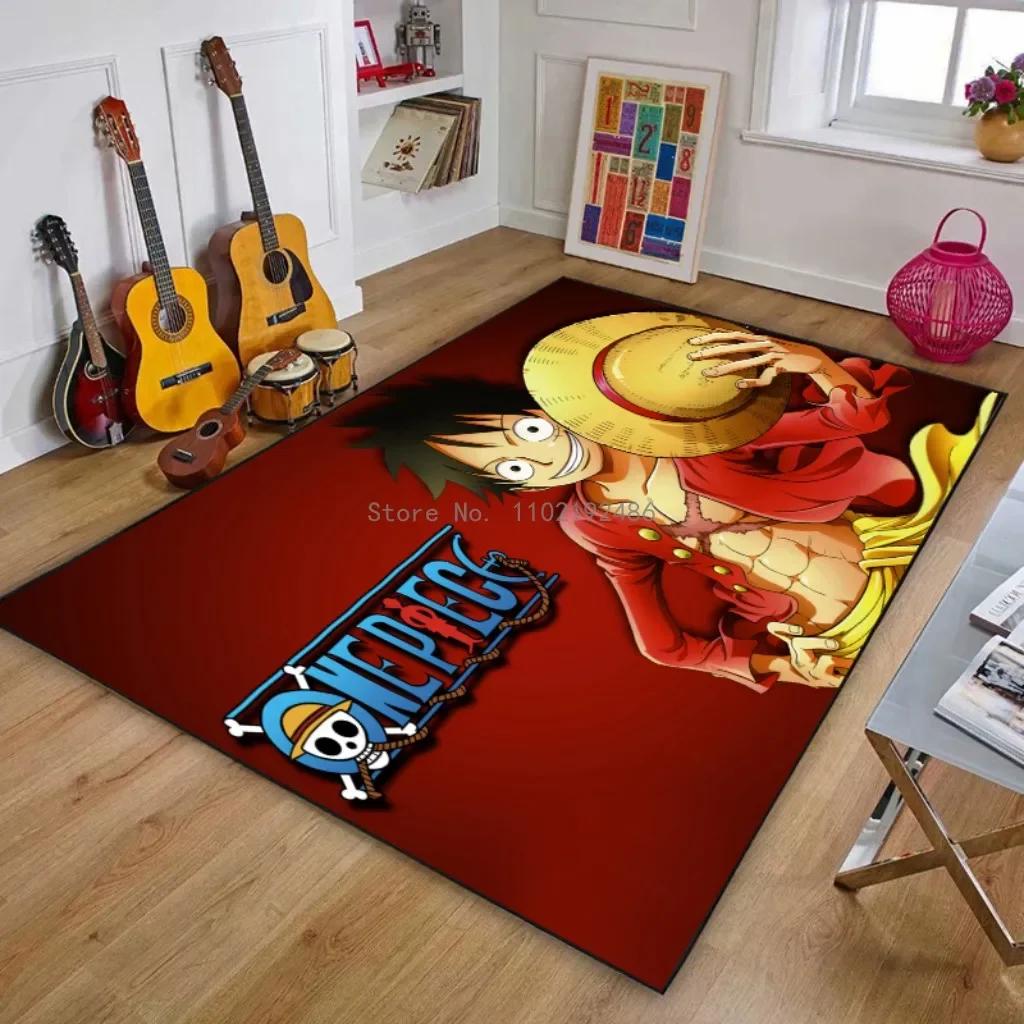 2026 One Piece Luffy Chopper 3D Carpet Living Room Home Anti Slip Chair Mat Rug Kitchen Mat Sofa Table Rug Girls Boys Room Rug