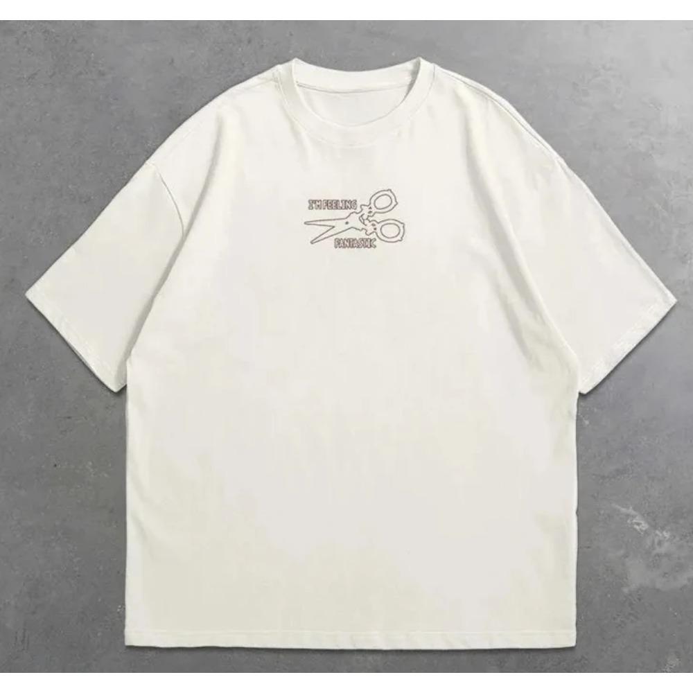 Весна и лето 2025 г. Модные высококачественные мужские и женские футболки с короткими рукавами и принтом в стиле Харадзюку