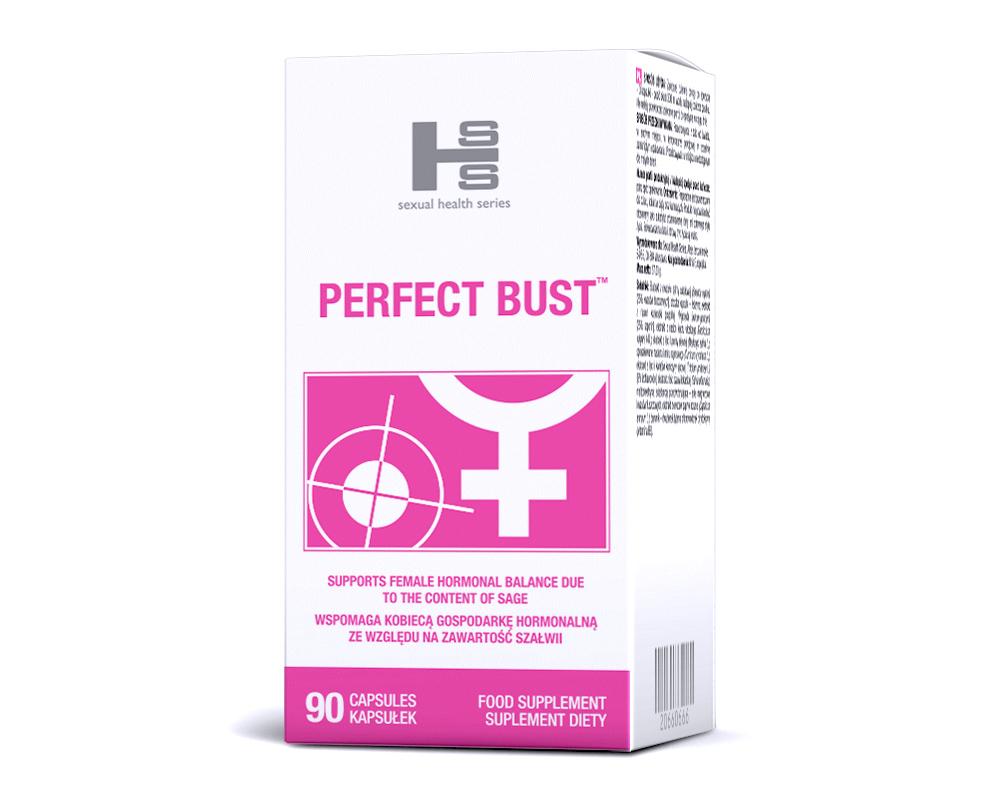 Натуральные таблетки для увеличения груди Perfect Bust 90 капсул