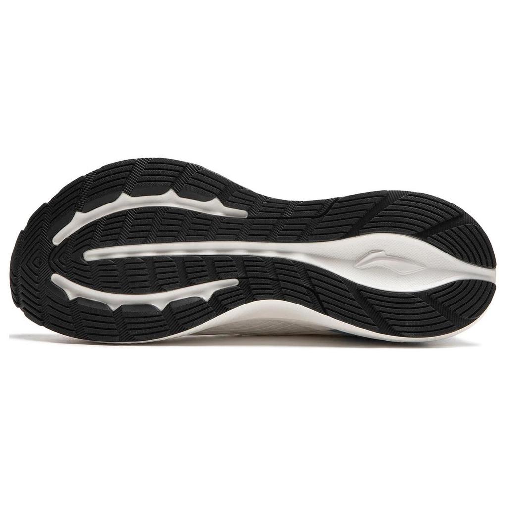 Li Ning Light Shadow Element Reflective Support Non-Slip Wear-Resistant Low-Top Casual Running Shoes Men Sneakers White Blue ARHU027-2