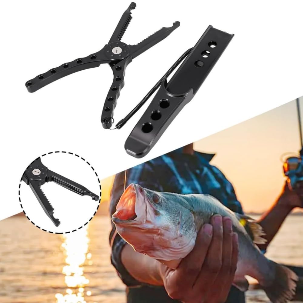 Портативный захват для рыбы, рыболовный захват с нескользящей ручкой и веревкой