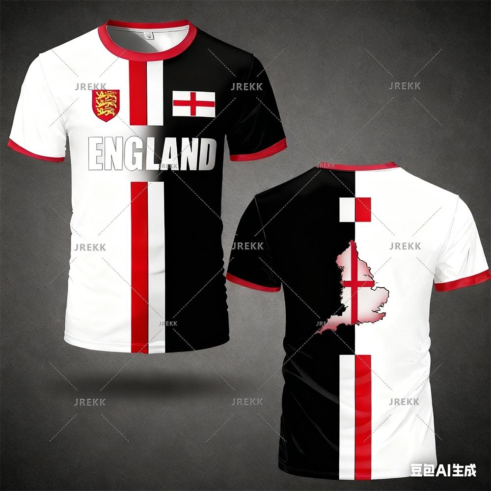 Maillot Men's Football Uniform 3D Printed T-shirt Design for Summer Sports Top Men's Casual and Comfortable Round Neck Clothing