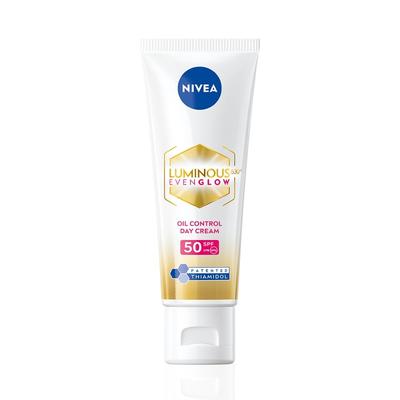 Дневной крем для лица Luminous Even Glow SPF 50 с защитой от УФ-лучей, контролем жирности, уменьшением пигментных пятен, увлажняющий 40 мл