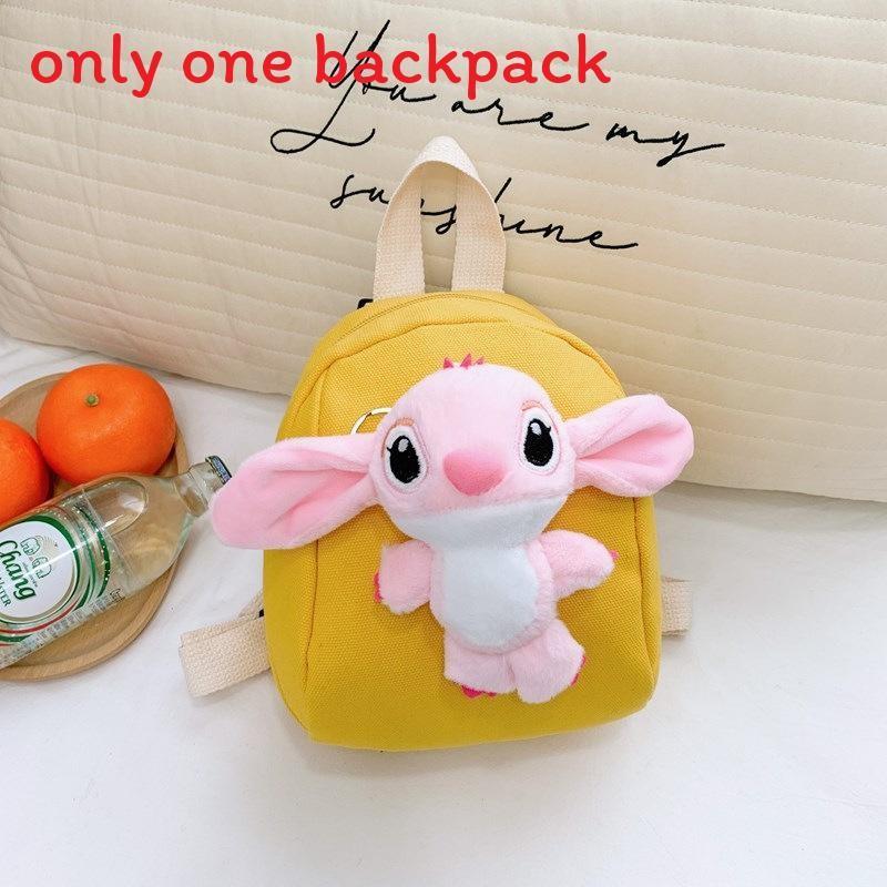 Backpack Cartoon Stitch Doll Schoolbag With Adjustable Shoulder Bags Straps