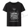 Винтажная футболка, японская рок-группа, футболка с принтом Crossfaith, футболка WoUnisex с круглым вырезом, повседневная модная дышащая футболка унисекс, хлопок унисекс