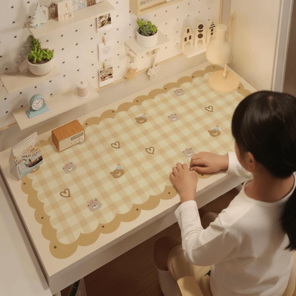 Waterproof Desk Mat Cartoon Keyboard Mat Study Cushion Table Protector Classroom