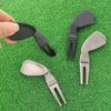 Magnetic Golf Ball Fork Spacecraft Golf Ball Marker Golf Divot Tool Divot Fork  Mark Location