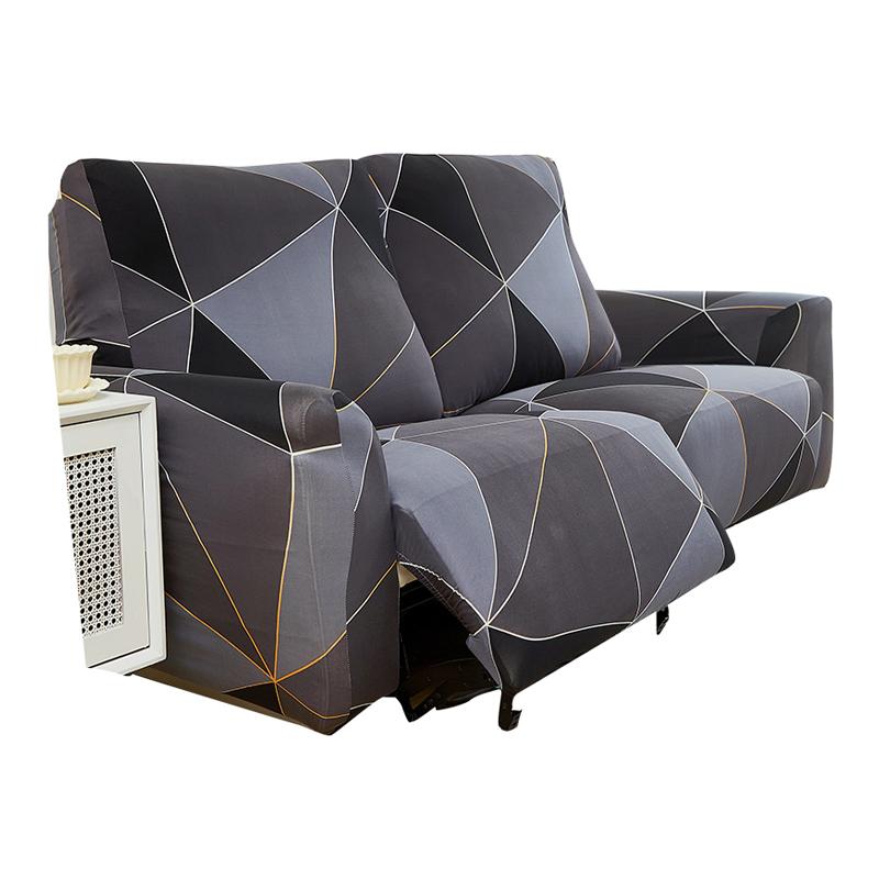 1/2/3 Seats Stretch Floral Recliner Cover Split Relax All-Inclusive Chair Cover Lounger Couch Sofa Armchair Slipcovers