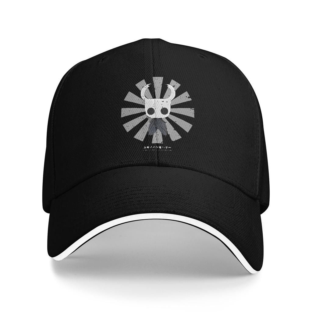 Funny Video Game Hollow Knight  Baseball Caps Hip Hop  Sandwich Caps for Unisex Women Adjustable Headwear Outdoor