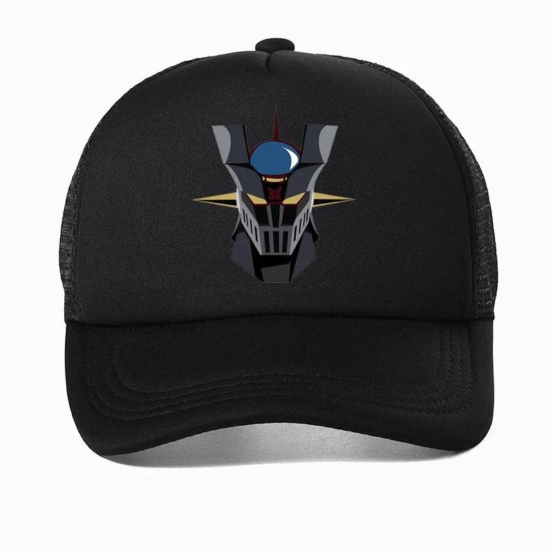 Unisex summer Dad hat Anime Mazinger Z baseball cap Für Männer Design Kurzarm Mode Benutzerdefinierte Plus Cartoon Camiseta hats