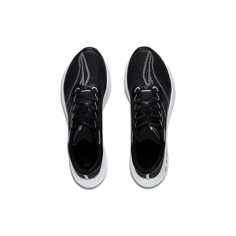 Li Ning Feidian 3 Challenger Ткань Износостойкая Дышащая Низкие Марафонские Беговые Кроссовки Мужские Черные ARMT037-3
