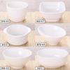 White Melamine Imitation Porcelain Conical Bowl