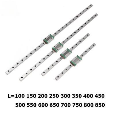 ZEXEF 9 мм линейная направляющая MGN9 L= 100 200 300 350 400 450 500 600 мм линейный рельсовый путь MGN9C или MGN9H линейный блок SS 3D принтер с ЧПУ