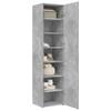 Highboard Concrete Grey 45 x 42.5 x 185 cm Engineered Wood