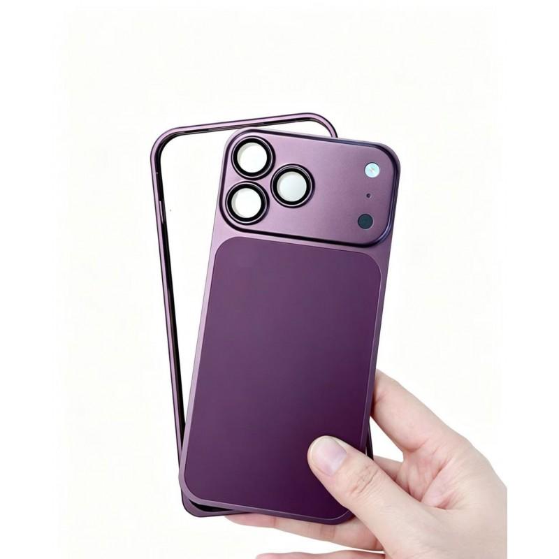 Металлический чехол для телефона со съемной задней панелью для моделей IPhone 16/17/18 Pro Max Тонкая защитная рамка Теплоотвод Падение