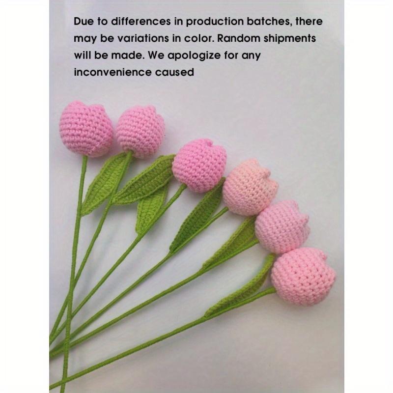 1pc Handmade Imitation Tulip Flower for Mother's Day, Teacher's Day, Valentine's Day Gift or Flower Arrangement (Random Delivery)