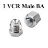 BA или EP Класс 1/8" 1/4" 3/8" 1/2" 3/4" 1" VCR Мужской Штекер Женская Заглушка Нержавеющая Сталь SUS 316L Вода Газ Масло
